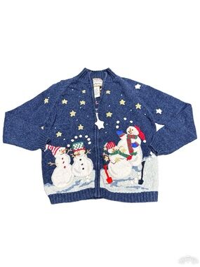Heirloom Collectibles Christmas Sweater Cardigan